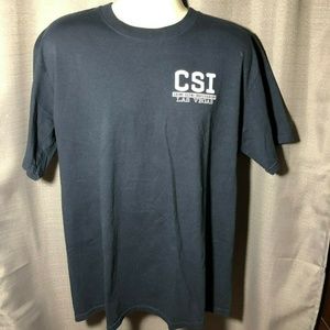 Men’s XL Navy CSI Las Vegas Anvil T-shirt